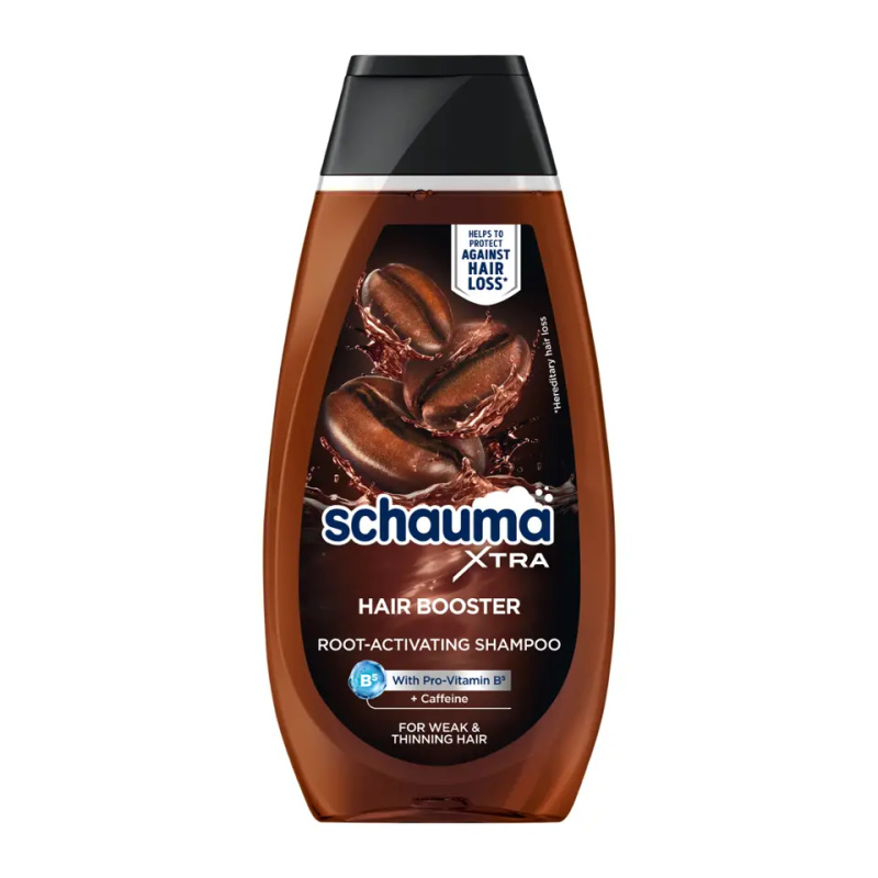 Schwarzkopf Schauma Hair Booster kofeinový šampon pro slabé vlasy s tendencí vypadávat 350 ml