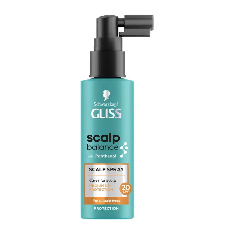 Schwarzkopf Gliss Scalp Balance ochranný sprej proti slunečnímu záření pro pokožku hlavy SPF 20 100 ml