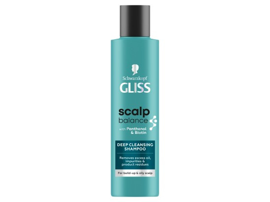 Schwarzkopf Gliss Scalp Balance hloubkově čisticí šampon pro mastnou pokožku hlavy 200 ml