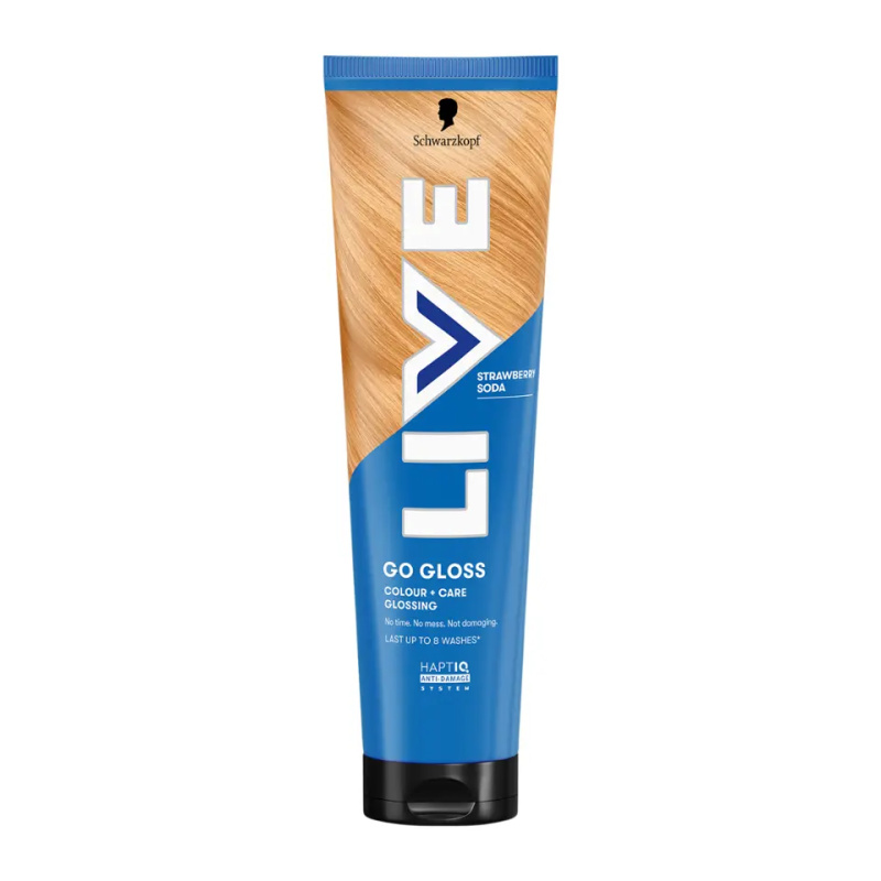 Schwarzkopf LIVE Colour + Care vyživující tónovací maska na vlasy odstín Strawberry Soda 150 ml