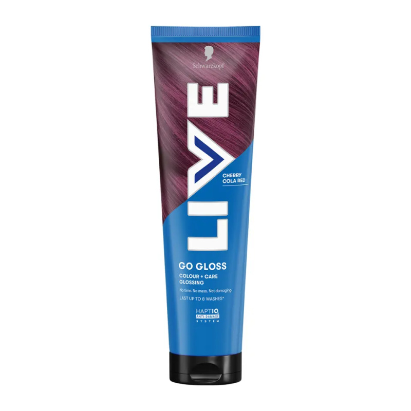 Schwarzkopf LIVE Colour + Care vyživující tónovací maska na vlasy odstín Cherry Cola Red 150 ml