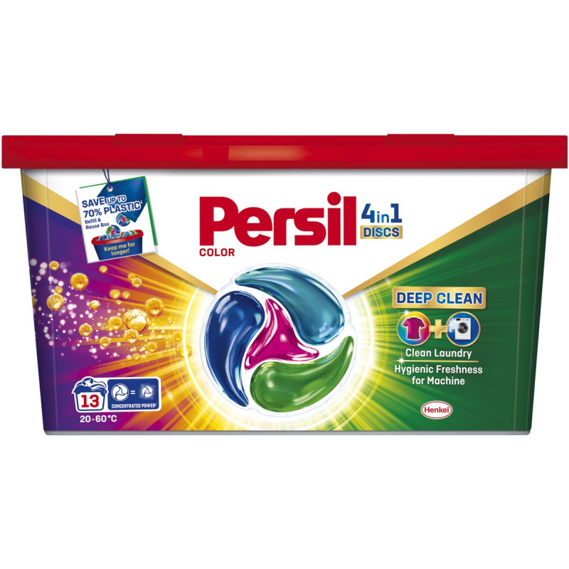 Persil Deep Clean 4v1 Discs Color - prací kapsle - 13 kapslí