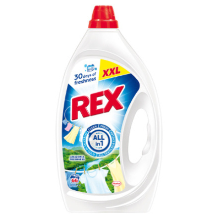 REX Prací gel Amazonia Freshness 66 praní 2,97 l