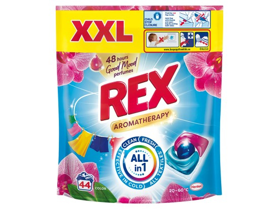 REX prací kapsle Aromatherapy Orchid Color 44 PD