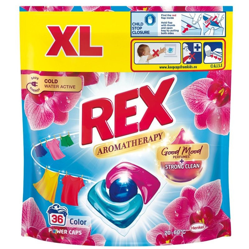 Rex Aromatherapy Orchid Color prací kapsle