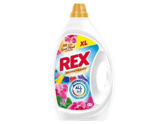 REX Aromatherapy Prací gel Orchid Color 50 praní 2,25 l