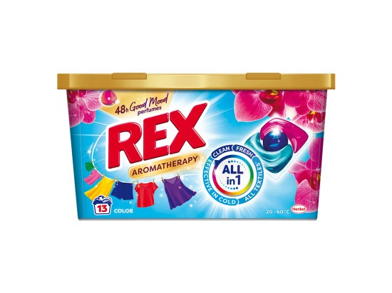 REX Aromatherapy Prací kapsle Orchid Color 13 praní