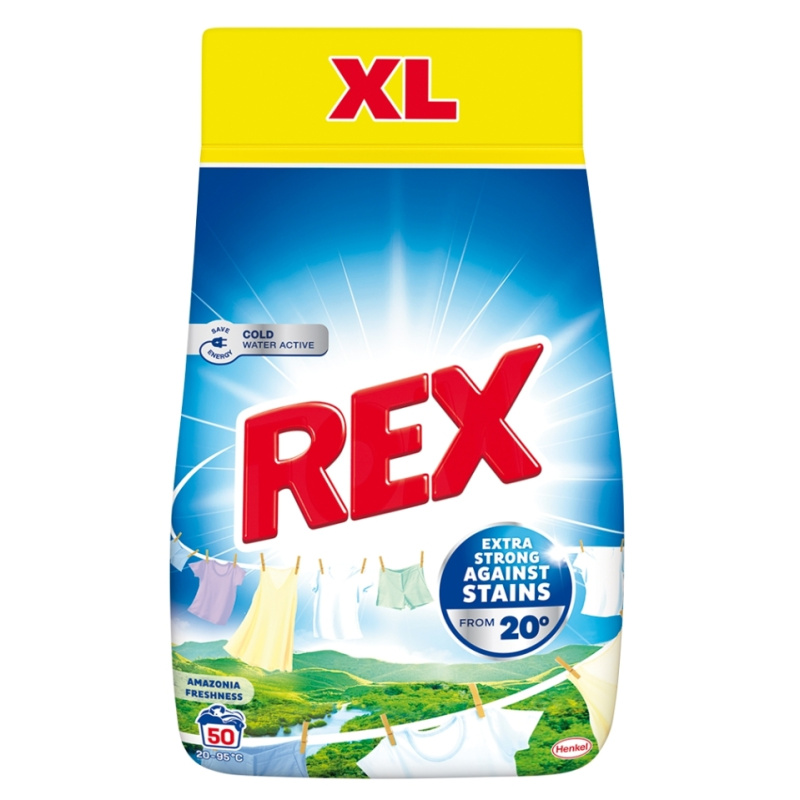 Prací prášek Rex - amazonia freshness, 50 dávek