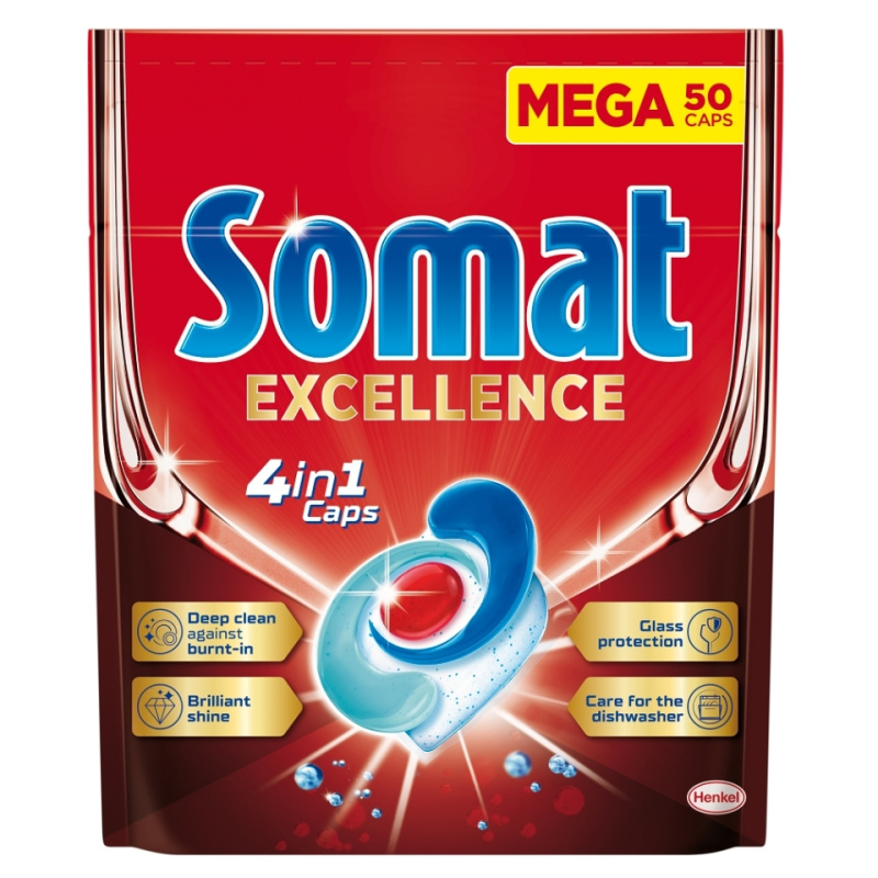 Tablety do myčky Somat - Excellence, 50 ks
