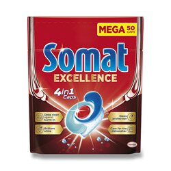 Tablety do myčky Somat - Excellence, 50 ks