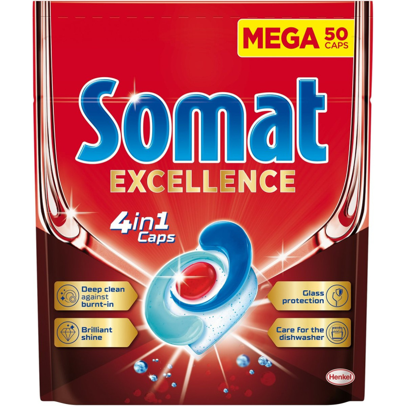 Tablety do myčky Somat - Excellence, 50 ks