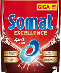 Somat tablety do myčky Excellence 4v1 60 ks