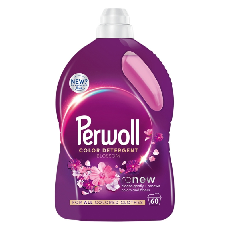 PERWOLL Prací gel Color Blossom 60 praní 3 l