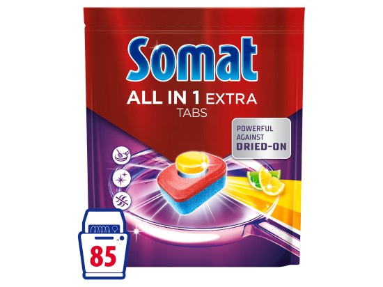SOMAT All in 1 Extra Tablety do myčky Lemon 85 kusů