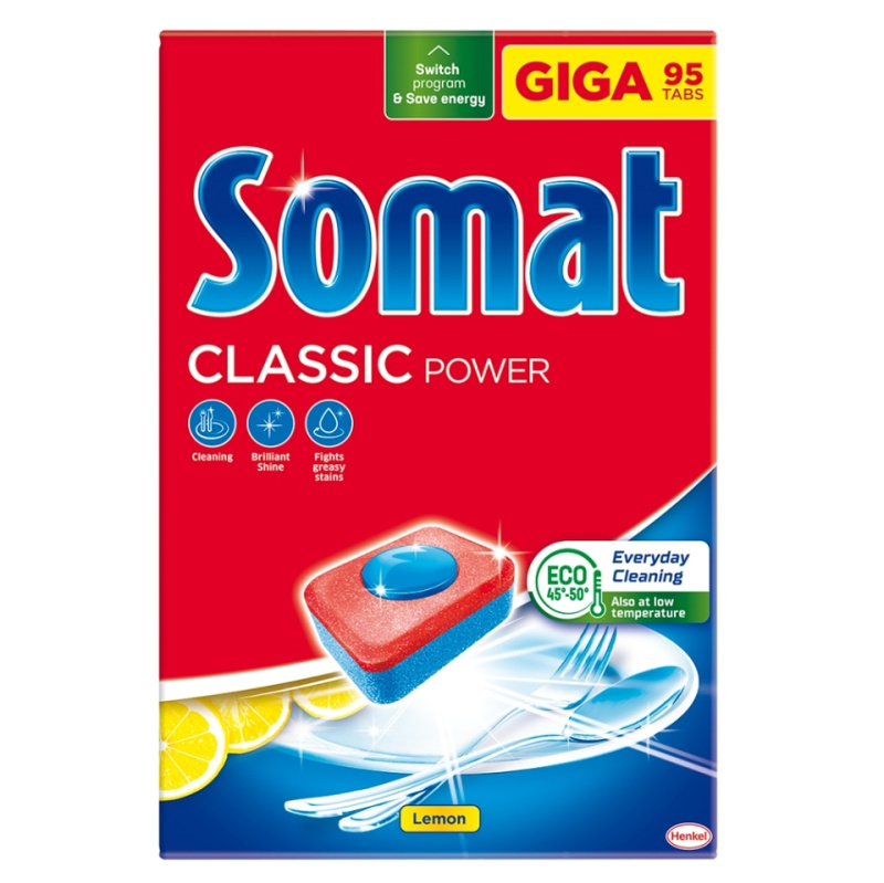 SOMAT Classic Power Tablety do myčky Lemon 95 kusů