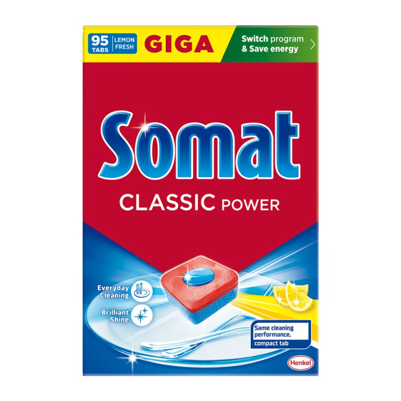 SOMAT Classic Power Tablety do myčky Lemon 95 kusů