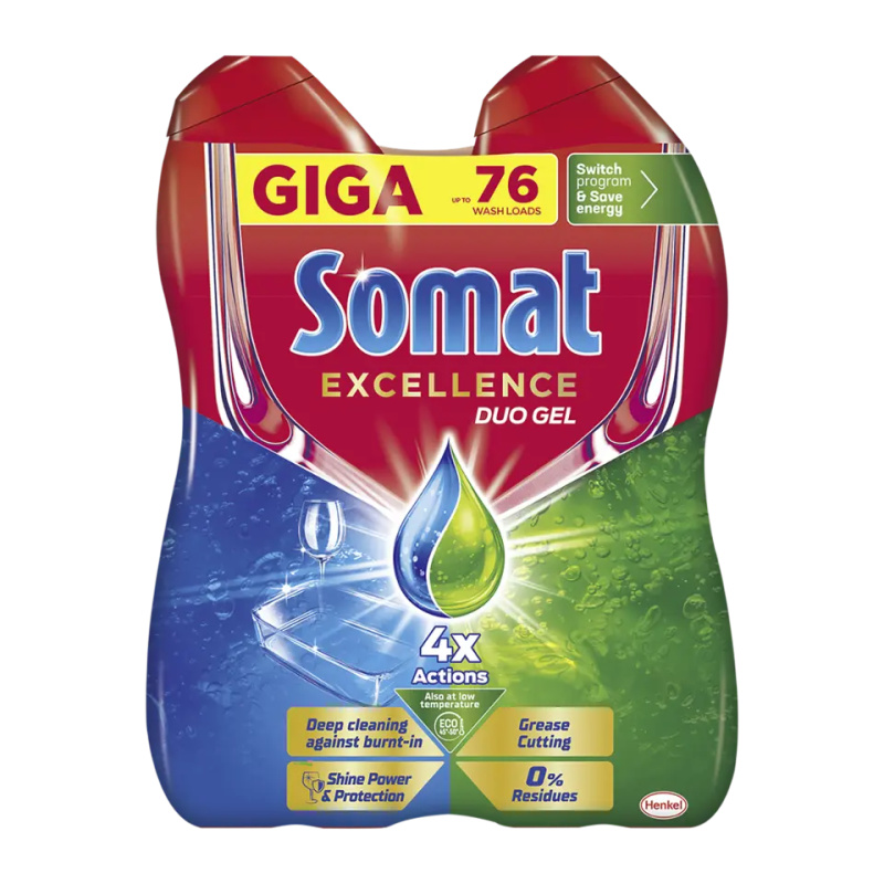 Gel do myčky Somat Excellence Duo - 76 MD