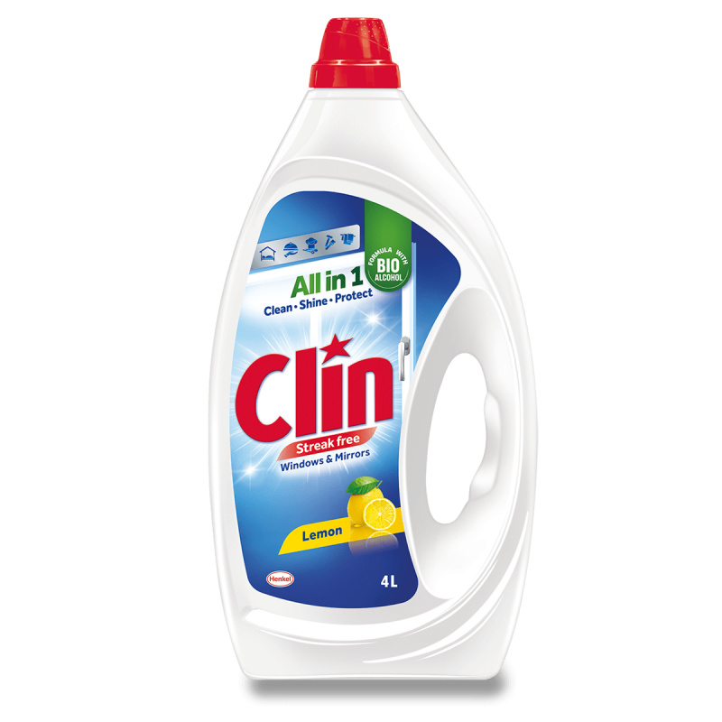 Čistící prostředek na okna Clin - citron, 4 l