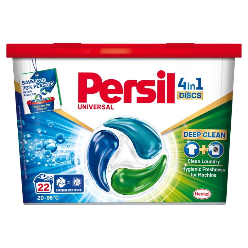 PERSIL Kapsle na praní 4 v 1 Discs Universal 22 praní