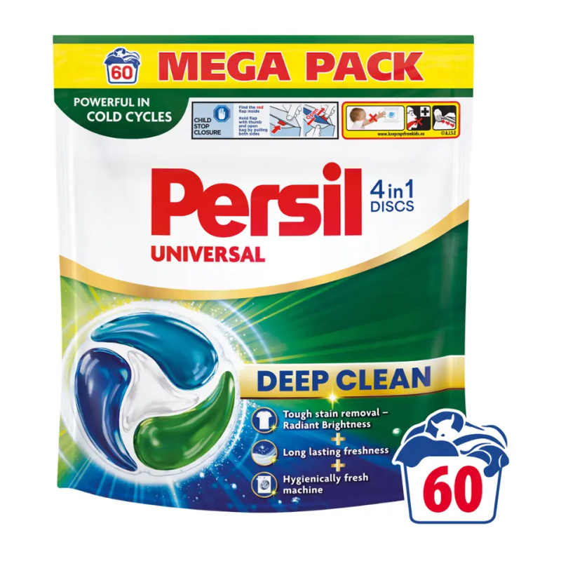 Persil Deep Clean 4v1 Discs Universal - prací kapsle - 60 kapslí