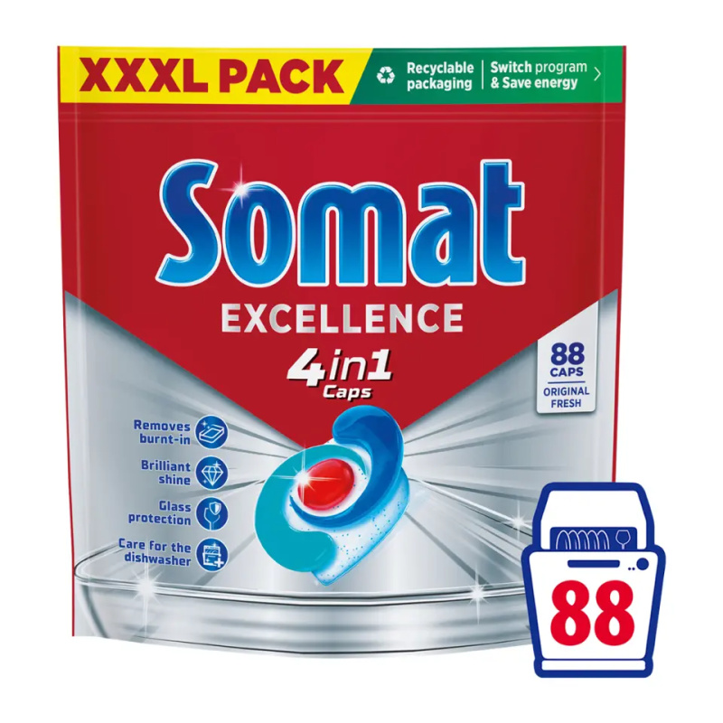 Somat Excellence 4v1 kapsle do myčky