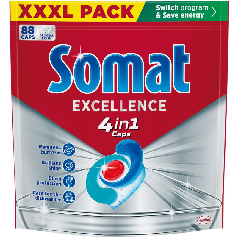 Somat Excellence 4v1 kapsle do myčky