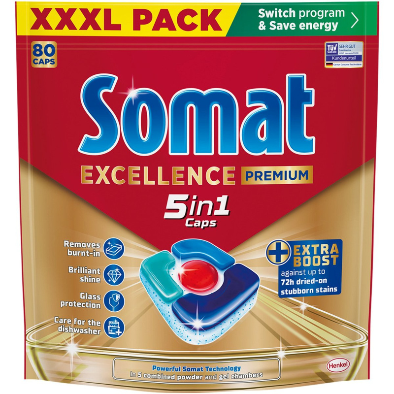 Somat Excellence 5v1 kapsle do myčky