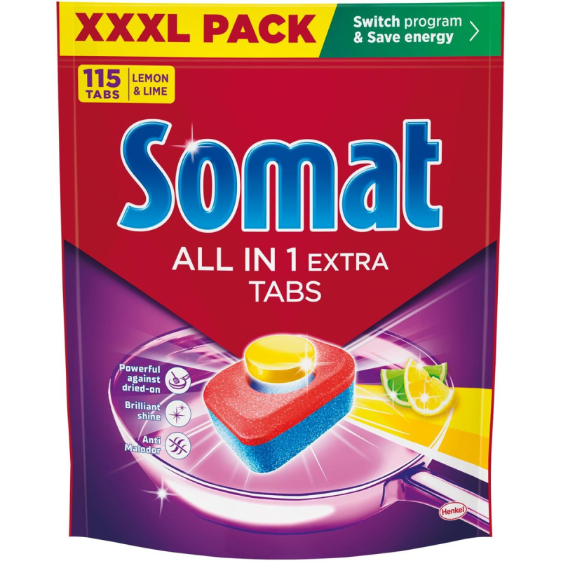 Somat All in 1 Extra Lemon & Lime tablety do myčky