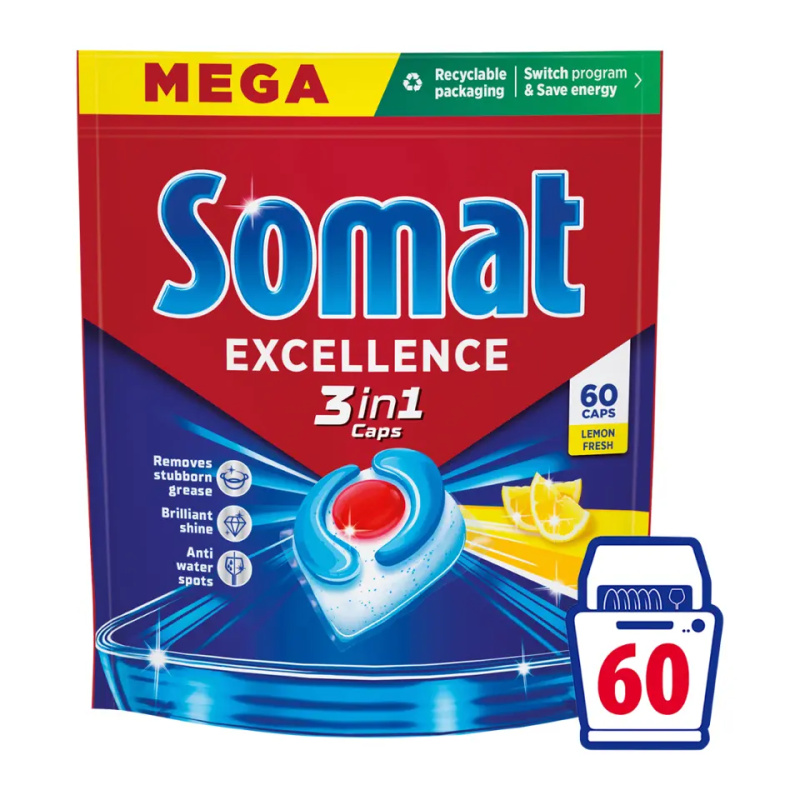 Somat 3in1 Lemon tablety do myčky