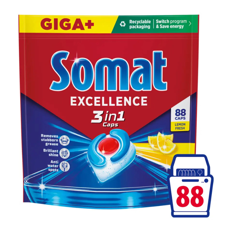 Somat 3in1 Lemon tablety do myčky