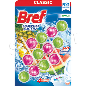 Bref Power Aktiv Classic - WC blok - Hawaii, 3 x 50 g