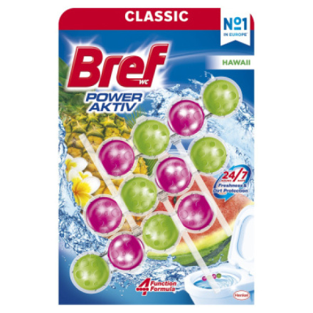 Bref Power Aktiv Classic - WC blok - Hawaii, 3 x 50 g