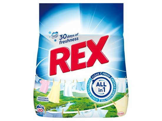 REX Amazonia Freshness Prací prášek 20 PD