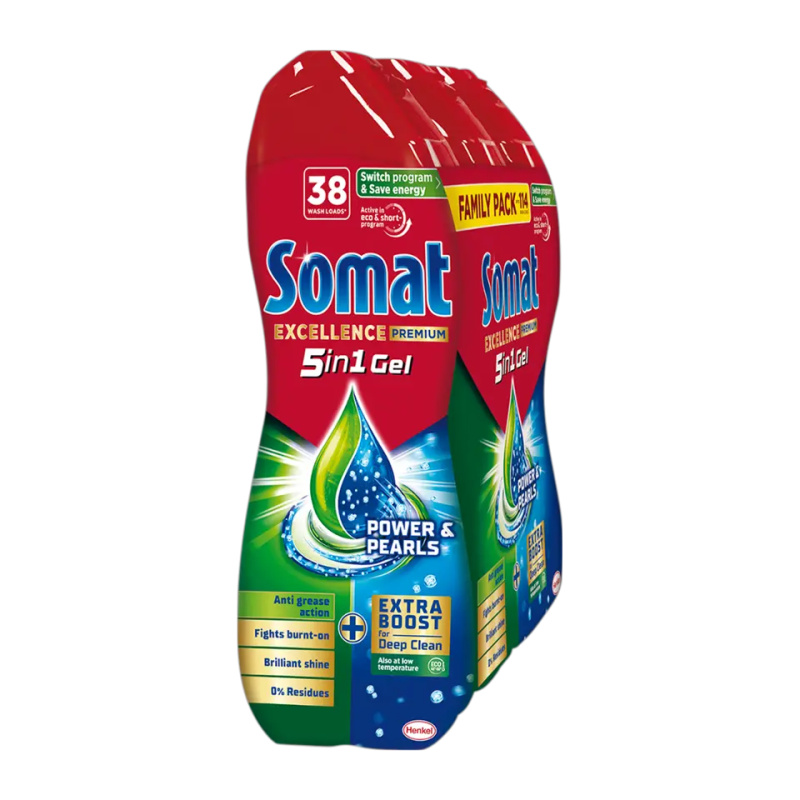 Somat Gel do myčky 5v1 Excellence Premium XXXL Pack