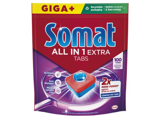 Somat All in 1 Extra tablety do myčky 100 ks