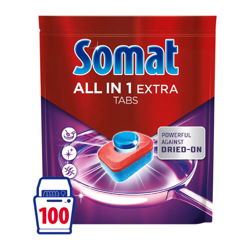Somat All in 1 Extra tablety do myčky 100 ks