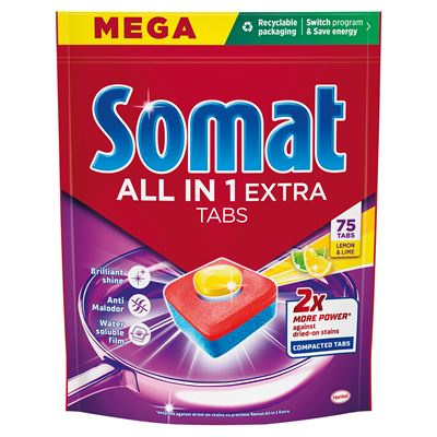 Somat All in 1 Extra tablety do myčky 75 ks