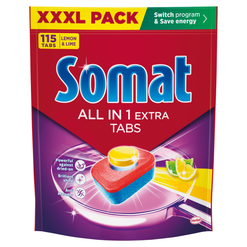 Somat All in 1 Extra Lemon & Lime tablety do myčky