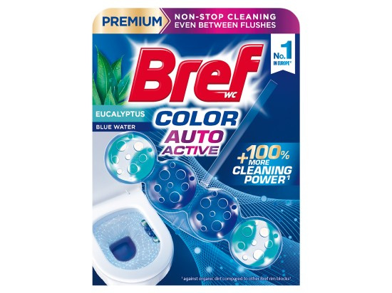 WC blok Bref Color aktiv, eukalyptus, 50 g