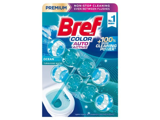 Bref Color Aktiv Ocean Tuhý WC blok 2 x 50 g