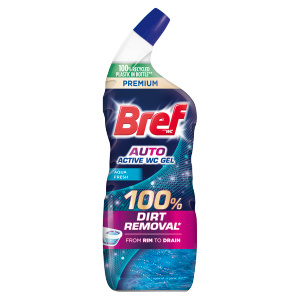 Bref Auto Active Gel Aqua Fresh WC čistič 750 ml