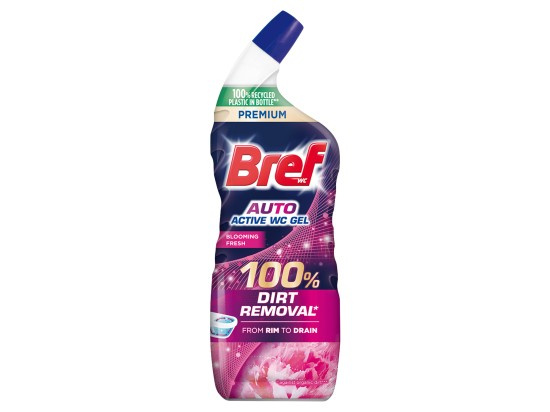 Bref Auto Active Gel Blooming Fresh WC čistič 750 ml