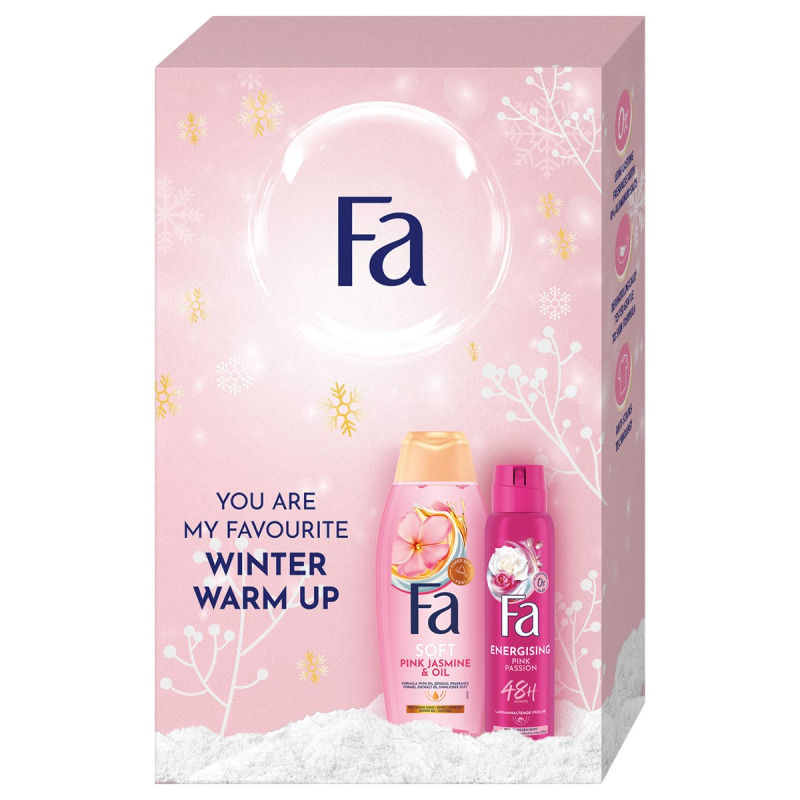 Fa Vánoční balíček se sprchovým gelem a deodorantem Pink 1 ks