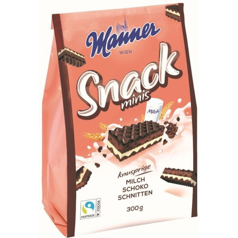 Manner Snack minis schoko čokoládové