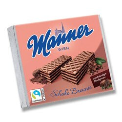 Manner - křupavé oplatky - čokoládové, 75 g