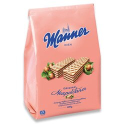 Manner - sušenky s lískooříškovou náplní, 400 g