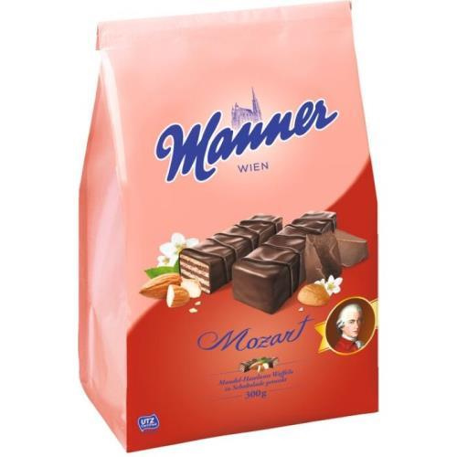 Manner - oplatky s mandlovo - lískooříškovou náplní, 300 g