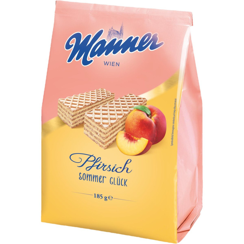 Manner sommerwaffeln pfirsicht 185g