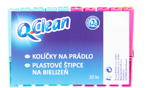Q Clean kolíčky na prádlo 20ks