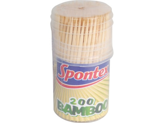 Spontex Bambusové párátka, 200 ks